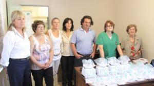 La Cooperadora y la Sociedad Rural efectuaron una donaci�n al Hospital Pintos